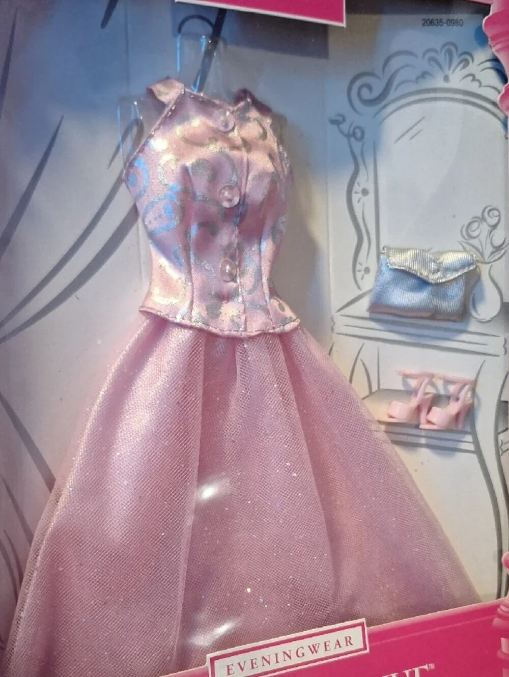 1998 Barbie Fashion Avenue Eveningwear outfit set (SKU 20635) NRFB